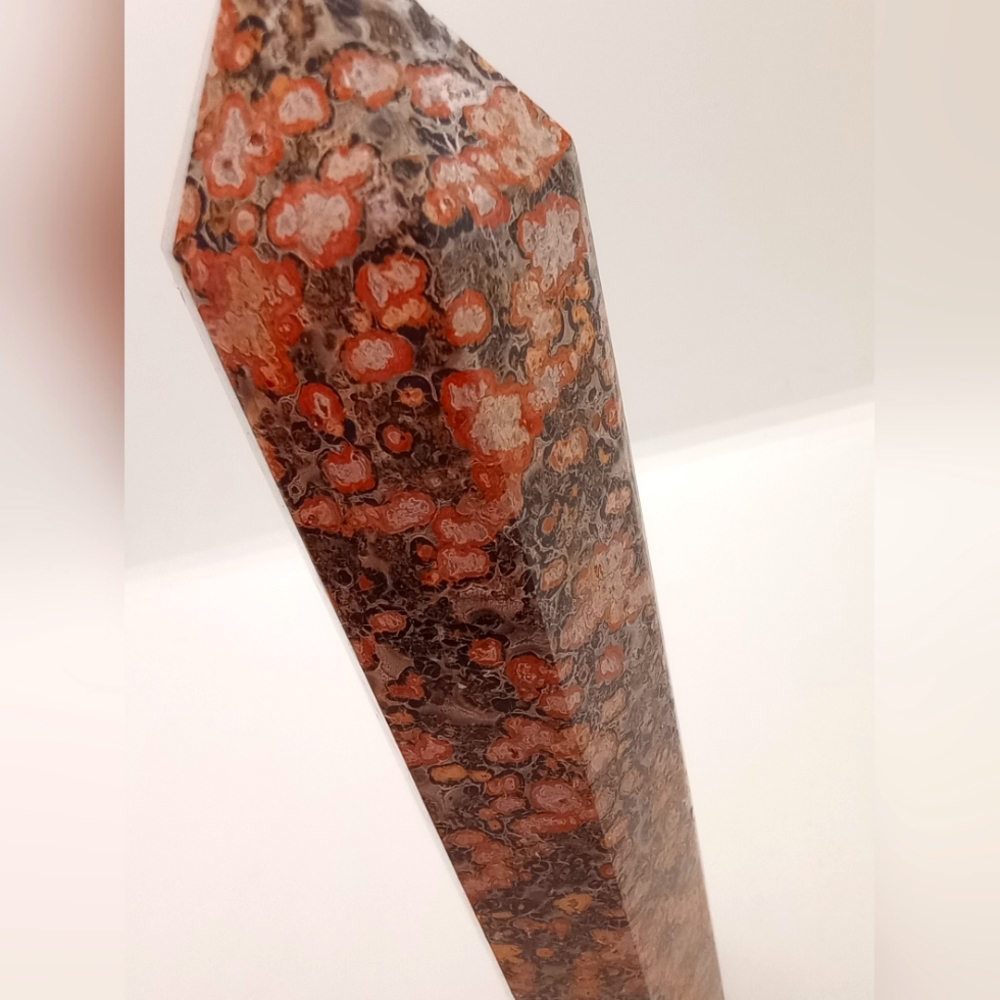 Large Leopard Skin Jasper Tower